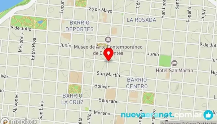 mapa de Zibá Cafe Cafetería en Corrientes