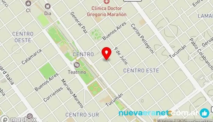 mapa de Zoom Bazar y Decoración Tienda de artículos para el hogar en Villa María